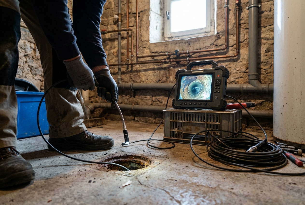 Inspection vidéo par caméra de vos canalisations à Perpignan